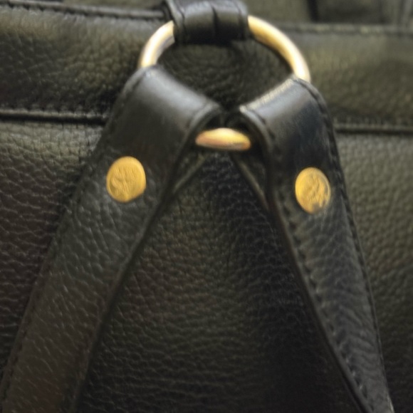 MCM Black and Gold Backpack - Picture 5 of 9